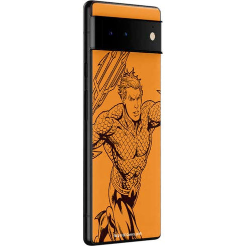 DC Comics Aquaman Comic Pop Google Pixel 6 Pro Skin